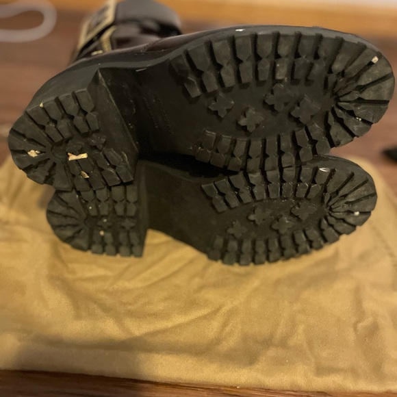 - [ ] Burberry scarcroft 50 buckle burgundy and gold size 37 1/2 $375.00 - Picture 6 of 7